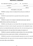 Prenuptial Agreement 1 form