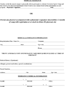 Medical Clearance Form 3 form