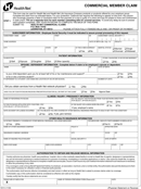 Health Net Commercial Member Claim Form form