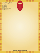 Church Letterhead Template 3 form