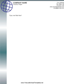 Professional Letterhead Template 3 form