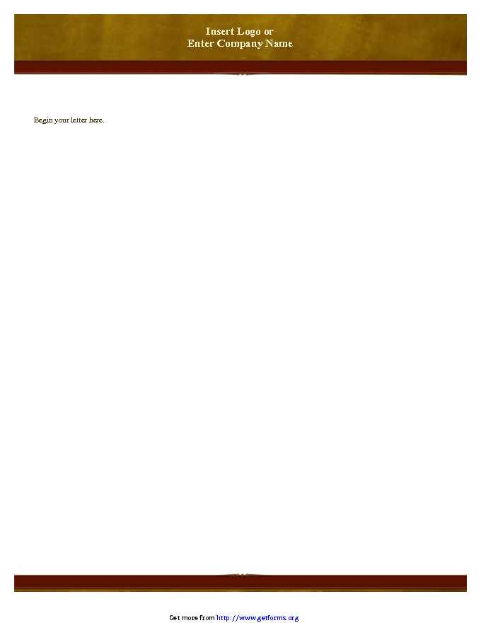 Business Letterhead Template 1