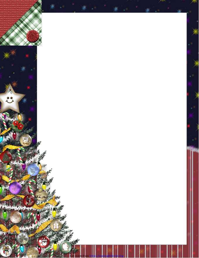 Christmas Letterhead Template 3