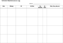 Vehicle log Template form