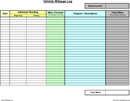 Mileage Tracker Excel form