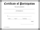 Certificate of Participation 3 form