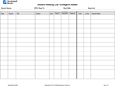 Student Reading Log form