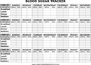 Blood Sugar Tracker form