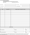 Travel Expense Log form