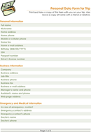 Itinerary Template 2 form