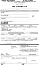 application for us travel document