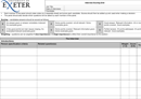 Interview Scoring Grid form