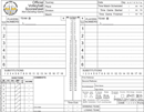 Volleyball Score Sheet form