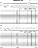 Printable Basketball Score Sheet form