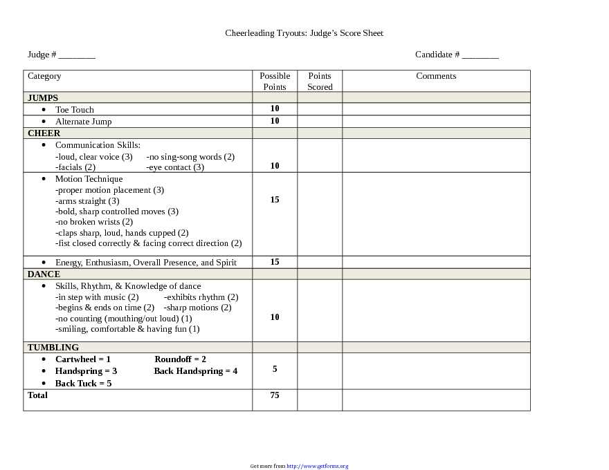 AHS Cheer score sheet