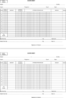 Tennis Score Sheet 1 form