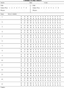 Tennis Umpire Score Sheet form