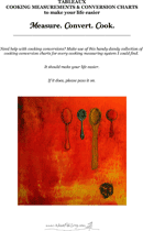 Cooking Measurements And Conversion Charts form