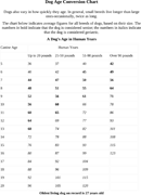 Dog Age Conversion Chart form