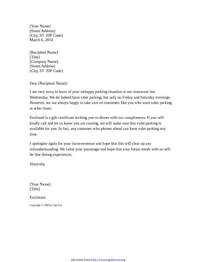 Sample Apology Letter 1 - download Apology Letter for free PDF or Word