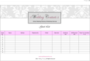 Wedding Guest List Template 2 form