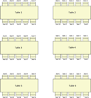 Wedding Seating Chart Template 2 form