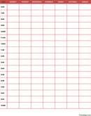 Daily Planner Template 3 form