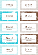 Place Card Template 3 form