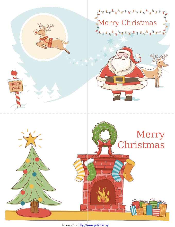 Christmas Card Template 2