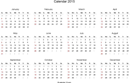 2015 Blank Calendar in Landscape Format form