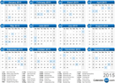 2015 Yearly Calendar form