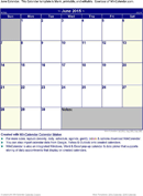June 2015 Calendar 1 form