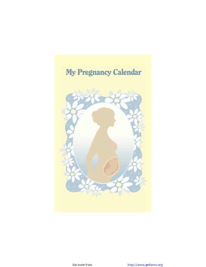Pregnancy Calendar 1