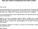 New year Letter to Employees from CEO or Boss form