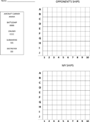 Battleship Game Template-Walle form