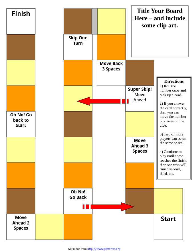 Game Board Template 1