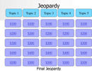 Jeopardy Template 2 form