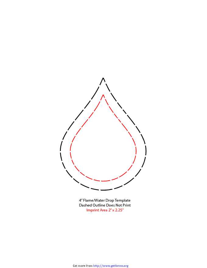 Water Or Frame Drop Template