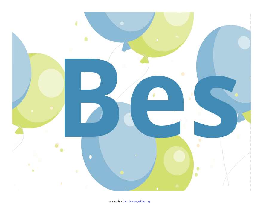 Best of Wishes Banner Template