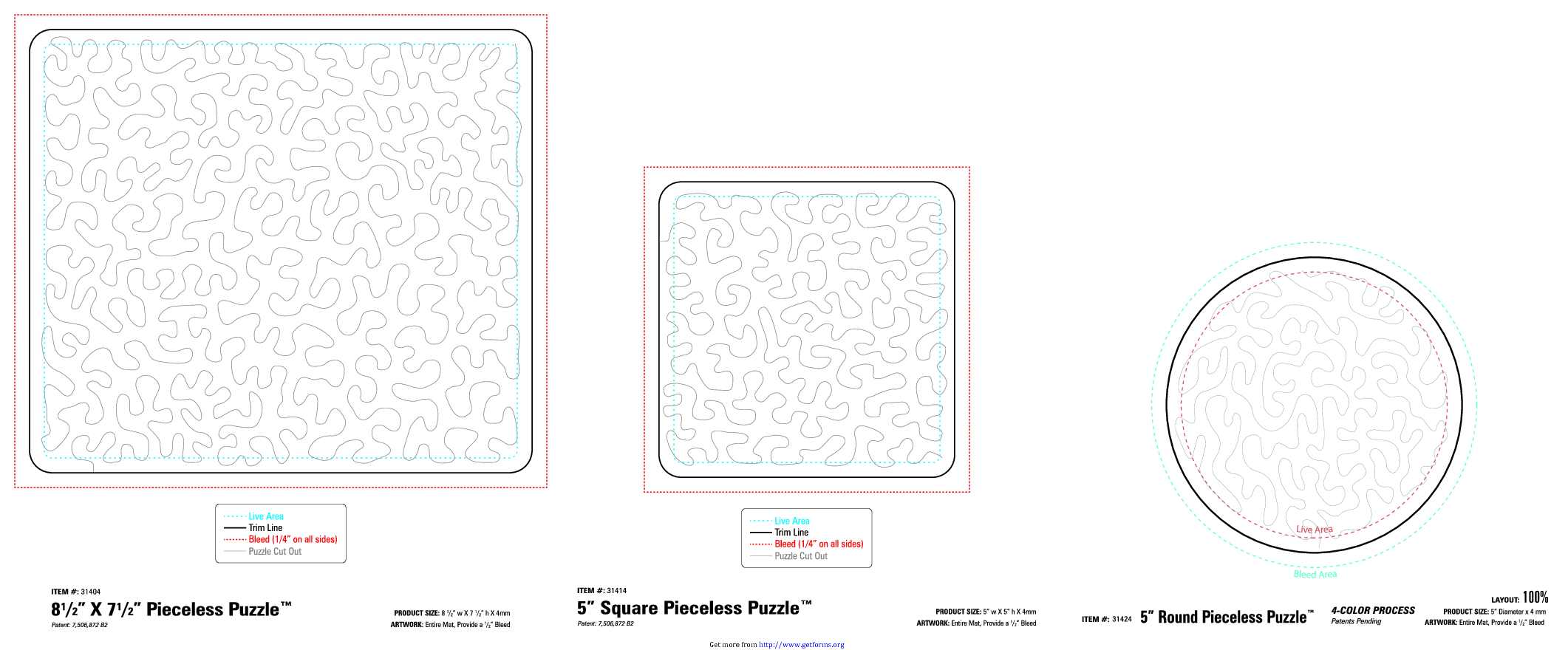 Pieceless Puzzle Template