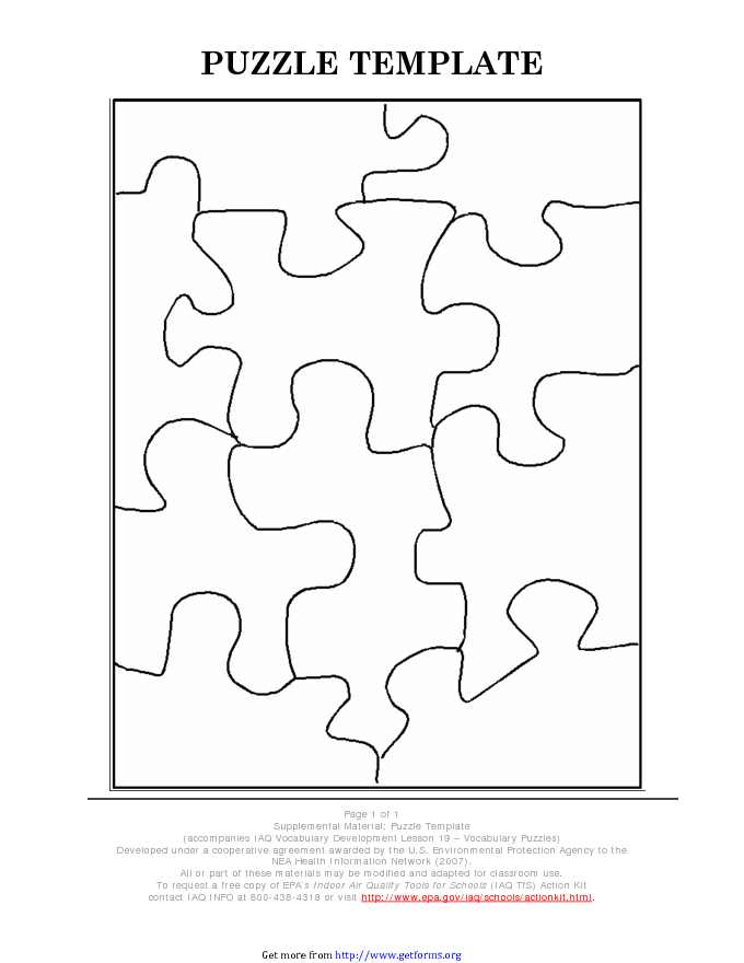 Puzzle Template 1