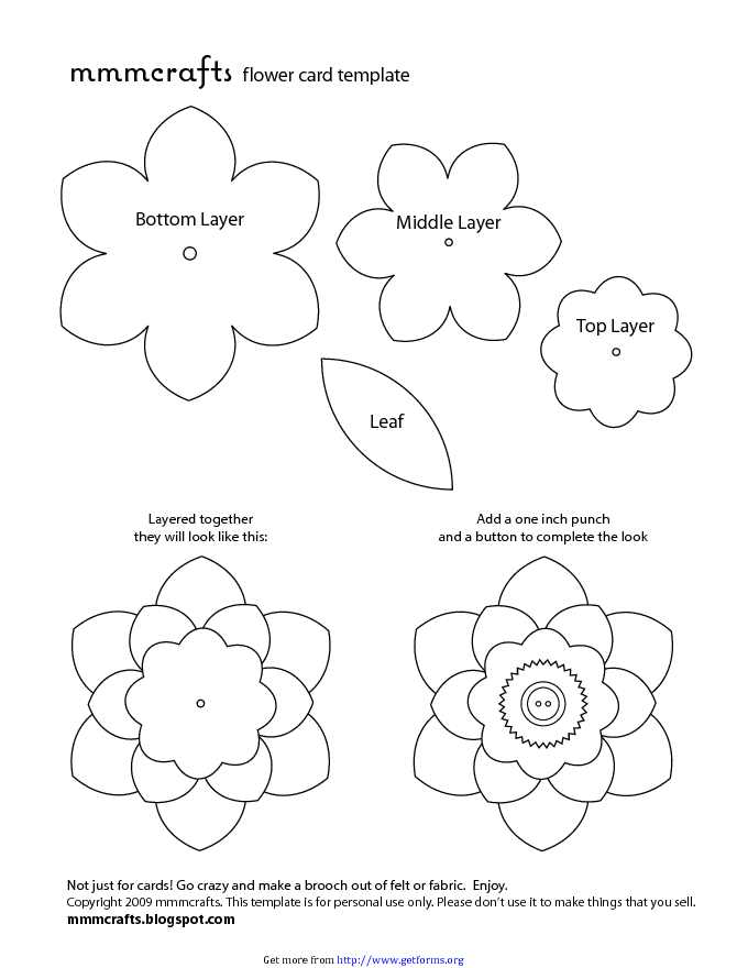 Flower Template 1