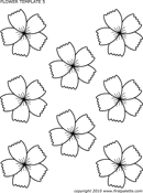 Flower Template 2 form