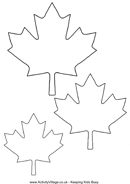 Maple Leaf Template form