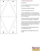 Triangular Trinket Box Template form