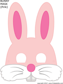 Bunny Face Template 1 form