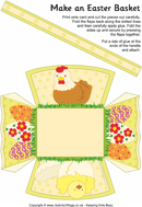 Easter Basket Template 1 form