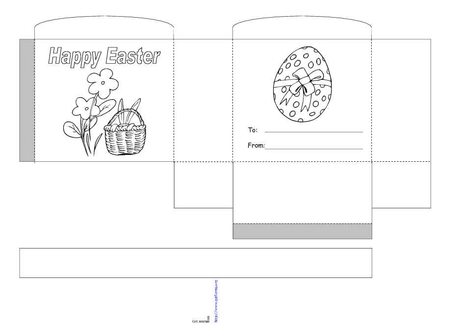 Easter Basket Template 3