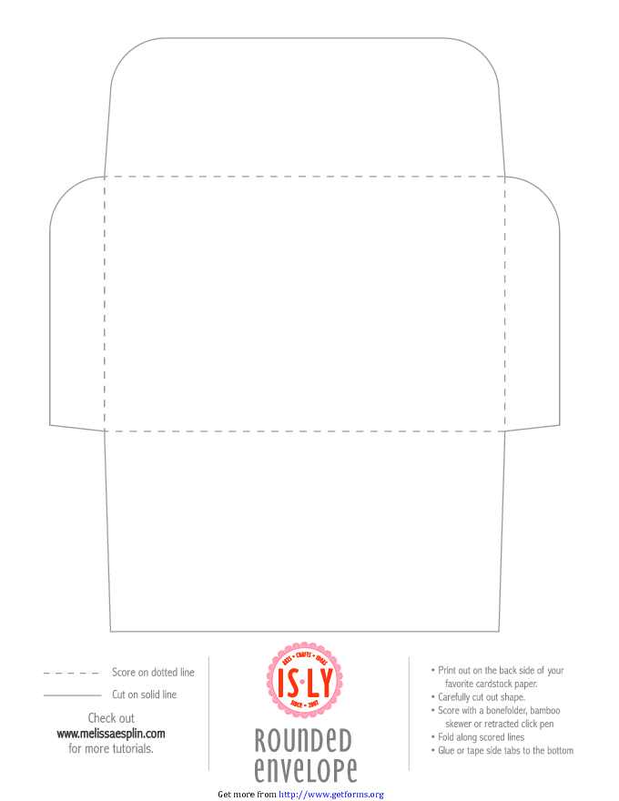 Rounded Envelope Template