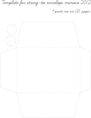 String-Tie Envelope Template form